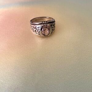 Sterling silver lavender ring